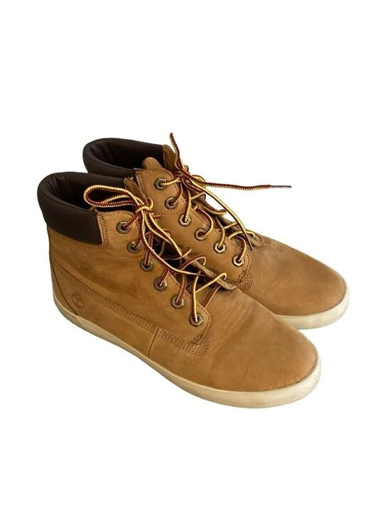 Timberland Shoes - Timberland Women’s Eden Square Sneakers Leather Tan Size 8.5